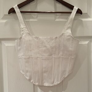 Elegant Denim Women's High Rise Top